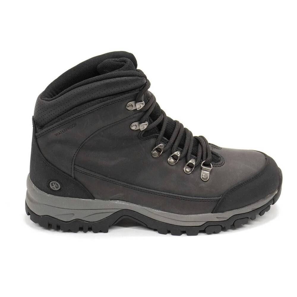 NEW NORTHSIDE men's mckinley waterproof hiking boots in black